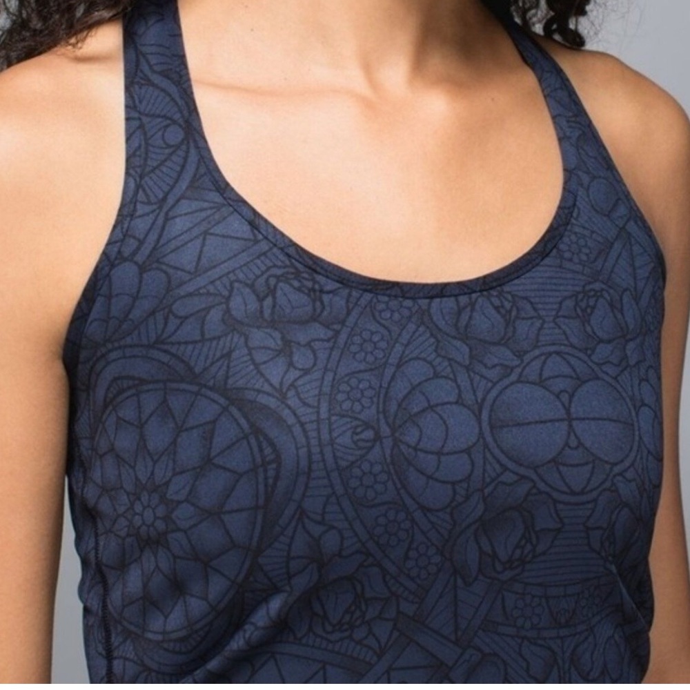 Lululemon🦎Cool Racerback Floral Top🌵 - Picture 3 of 5